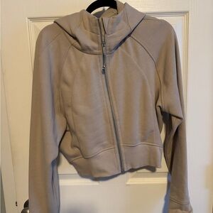 Lululemon scuba full zip cropped hoodie